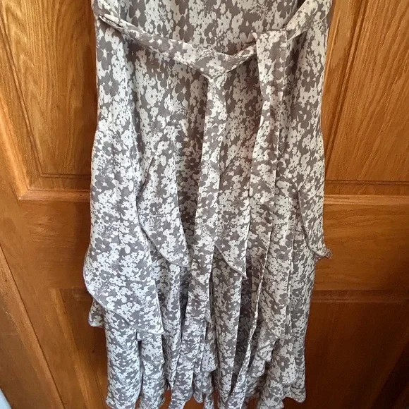 MSK Gray Floral Maxi Dress - Picture 6 of 6